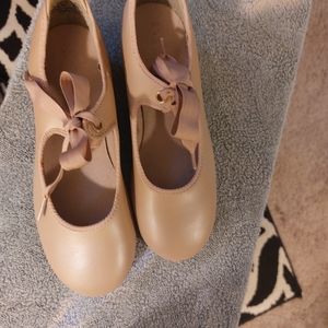 Capezio  Beige tele tone tap shoes
